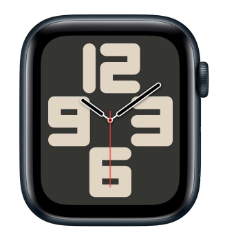 Apple Watch SE 3 40 mm, Midnight Aluminum Black Sport Band S/M